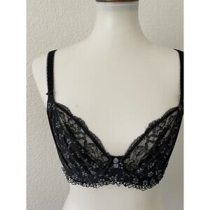 Freya Lingerie Bra Crochet Lace Floral Intimates